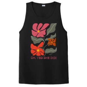 Yes She Did Boho Floral Kamala Wins She Won! PosiCharge Competitor Tank