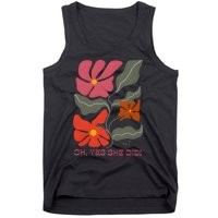 Yes She Did Boho Floral Kamala Wins She Won! Tank Top