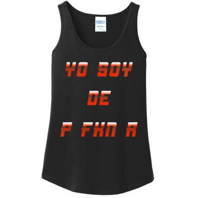 Yo Soy De P FKN N Ladies Essential Tank