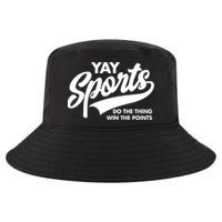 Yay Sports Do The Thing Win The Points Swash White Gift Cool Comfort Performance Bucket Hat