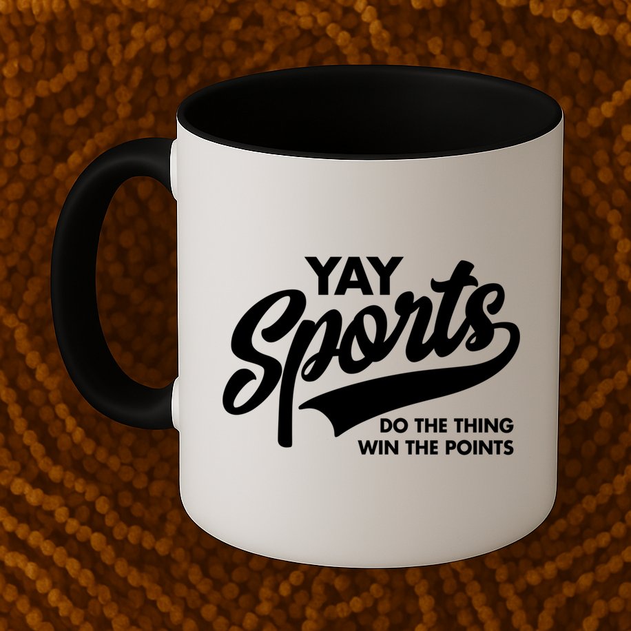 Yay Sports Do The Thing Win The Points Swash White Gift Mug