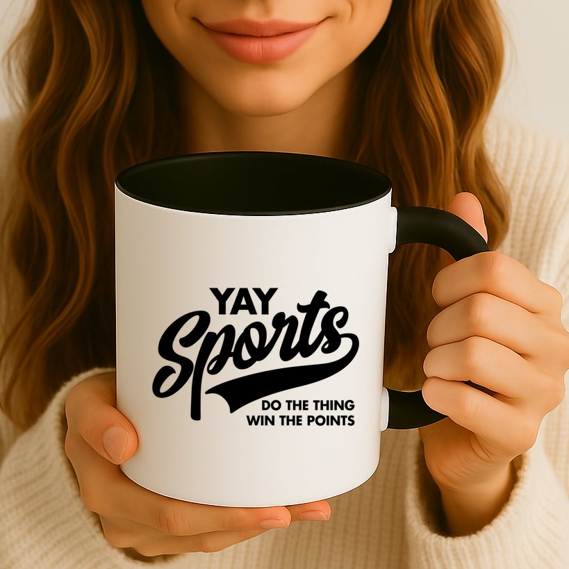 Yay Sports Do The Thing Win The Points Swash White Gift Mug