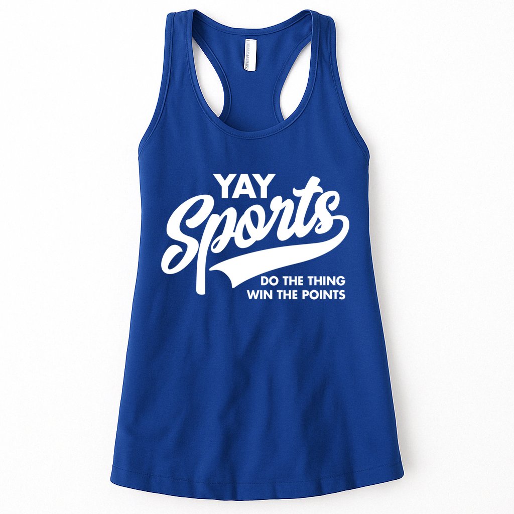 Yay Sports Do The Thing Win The Points Swash White Gift Womens Tank Top