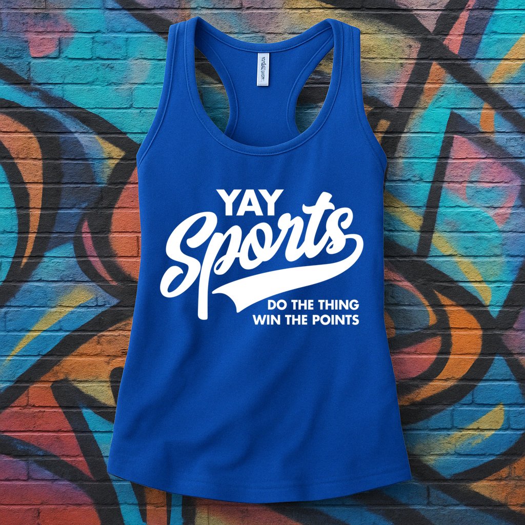 Yay Sports Do The Thing Win The Points Swash White Gift Womens Tank Top