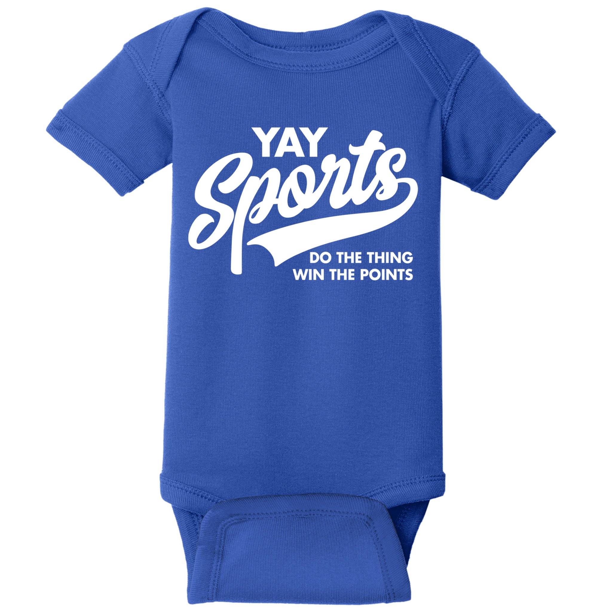 Yay Sports Do The Thing Win The Points Swash White Gift Baby Bodysuit