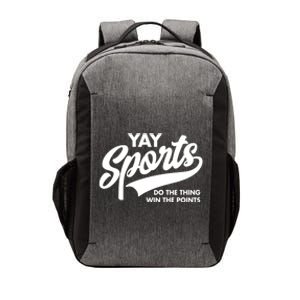 Yay Sports Do The Thing Win The Points Swash White Gift Vector Backpack