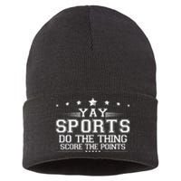 Yay Sports Do The Thing Score The Points Sustainable Knit Beanie