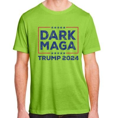 Yard Sign Donald Trump 2024 Dark Maga Trump Adult ChromaSoft Performance T-Shirt