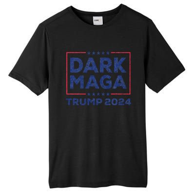 Yard Sign Donald Trump 2024 Dark Maga Trump Tall Fusion ChromaSoft Performance T-Shirt