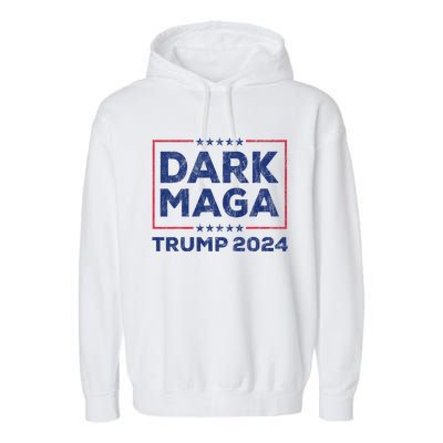 Yard Sign Donald Trump 2024 Dark Maga Trump Garment-Dyed Fleece Hoodie