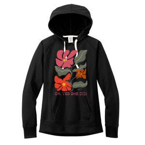 Yes She Did Boho Floral Kamala Wins She Won! Women's Fleece Hoodie