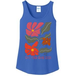 Yes She Did Boho Floral Kamala Wins She Won! Ladies Essential Tank