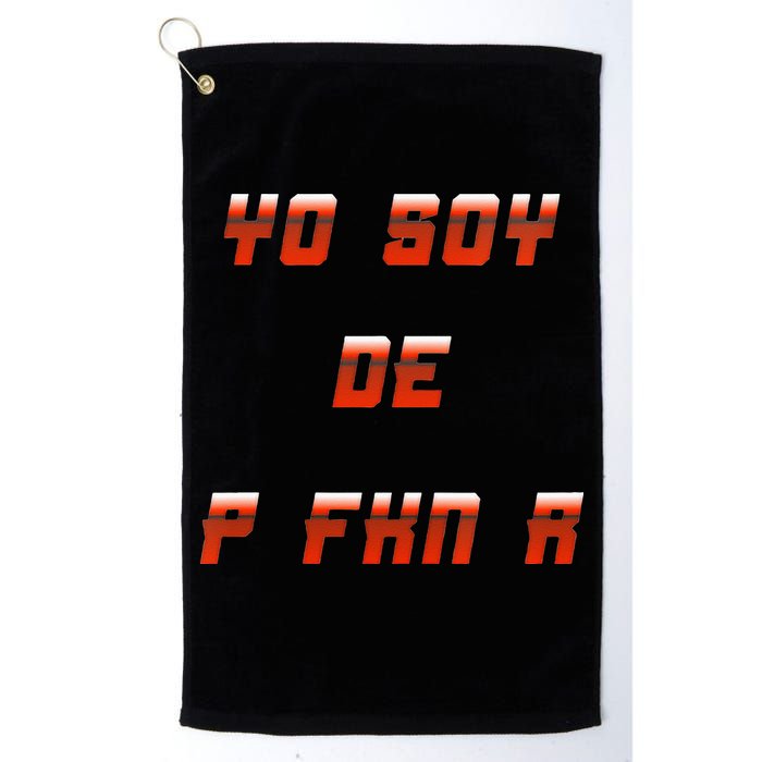Yo Soy De P FKN N Golf Towel