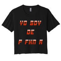 Yo Soy De P FKN N Women's Crop Top Tee