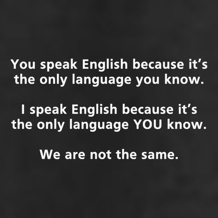 You Speak English Because It’S The Only Language You Know Garment-Dyed Fleece Hoodie