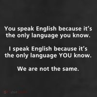 You Speak English Because It’S The Only Language You Know Adult Drive Performance Visor