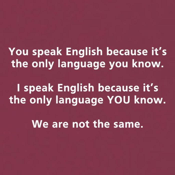 You Speak English Because It’S The Only Language You Know 16oz Travel Tumbler