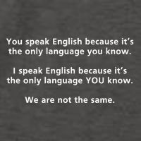 You Speak English Because It’S The Only Language You Know Vector Backpack