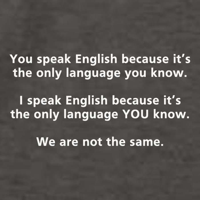 You Speak English Because It’S The Only Language You Know Vector Backpack
