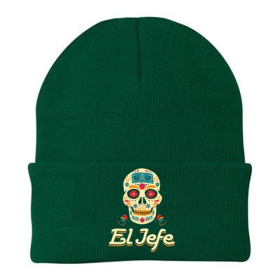 Yo Soy El Jefe Dia De Los Muertos Day Of The Dead Cool Gift Knit Cap Winter Beanie