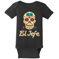 Yo Soy El Jefe Dia De Los Muertos Day Of The Dead Cool Gift Baby Bodysuit