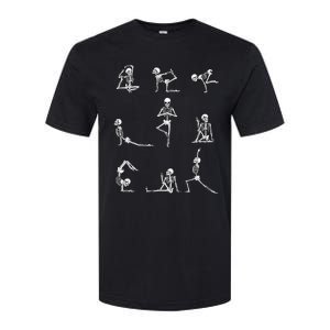 Yoga Skeleton For A Yoga Fan Softstyle CVC T-Shirt