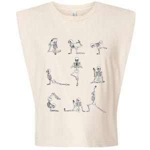 Yoga Skeleton for a Yoga Fan Garment-Dyed Women's Muscle Tee