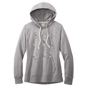 Yoga Skeleton for a Yoga Fan Women's Fleece Hoodie