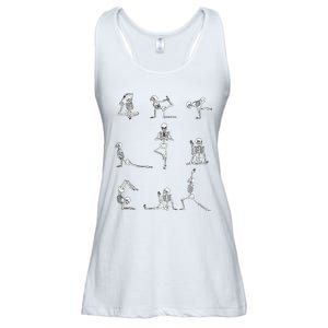 Yoga Skeleton for a Yoga Fan Ladies Essential Flowy Tank