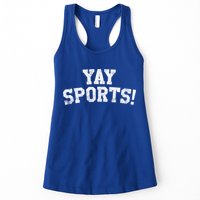 Yay Sports! Funny Sports Gift Womens Tank Top