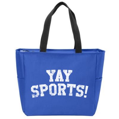 Yay Sports! Funny Sports Gift Zip Tote Bag