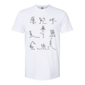 Yoga Skeleton For A Yoga Fan Softstyle CVC T-Shirt