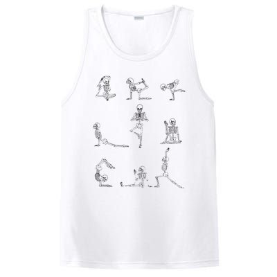 Yoga Skeleton For A Yoga Fan PosiCharge Competitor Tank