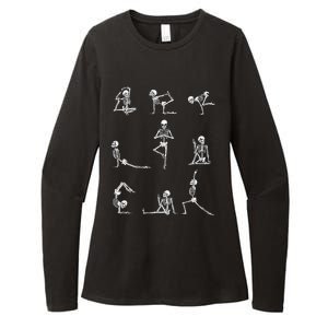 Yoga Skeleton For A Yoga Fan Womens CVC Long Sleeve Shirt