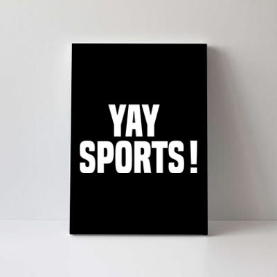 Yay Sports Funny Football Canvas