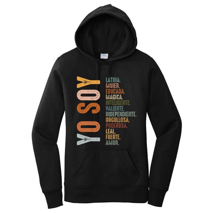 Yo Soy Funny Mexican Hispanic Heritage Month Women's Pullover Hoodie