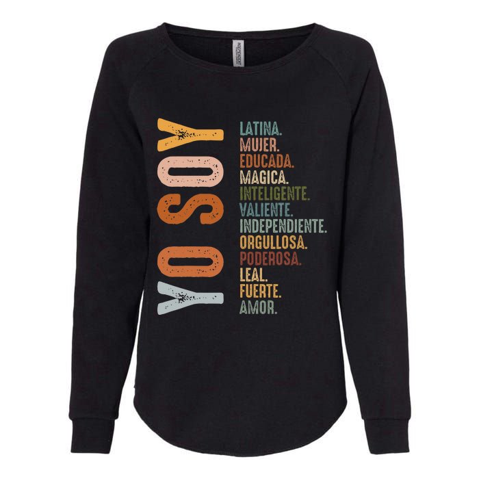 Yo Soy Funny Mexican Hispanic Heritage Month Womens California Wash Sweatshirt