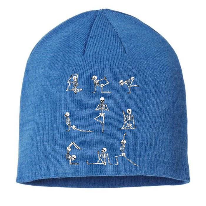 Yoga Skeleton For A Yoga Fan Sustainable Beanie