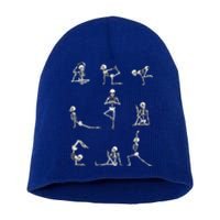 Yoga Skeleton For A Yoga Fan Short Acrylic Beanie