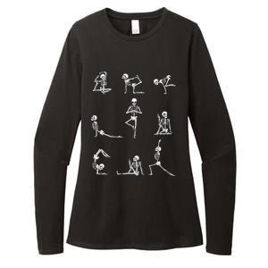 Yoga Skeleton For A Yoga Fan Womens CVC Long Sleeve Shirt