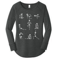 Yoga Skeleton For A Yoga Fan Women's Perfect Tri Tunic Long Sleeve Shirt