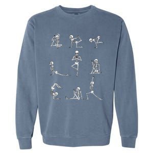 Yoga Skeleton For A Yoga Fan Garment-Dyed Sweatshirt