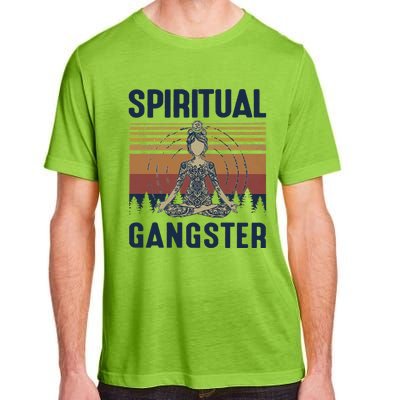 Yoga Spiritual Gangsters Vintage Yoga Lover Cool Gift Adult ChromaSoft Performance T-Shirt