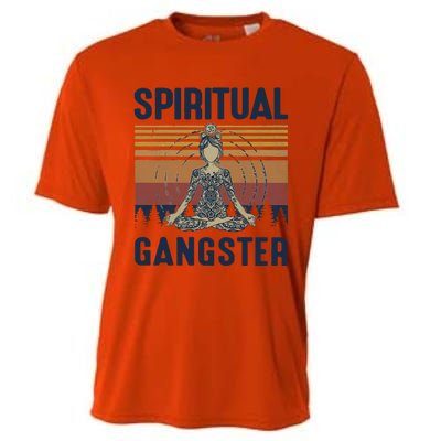 Yoga Spiritual Gangsters Vintage Yoga Lover Cool Gift Cooling Performance Crew T-Shirt