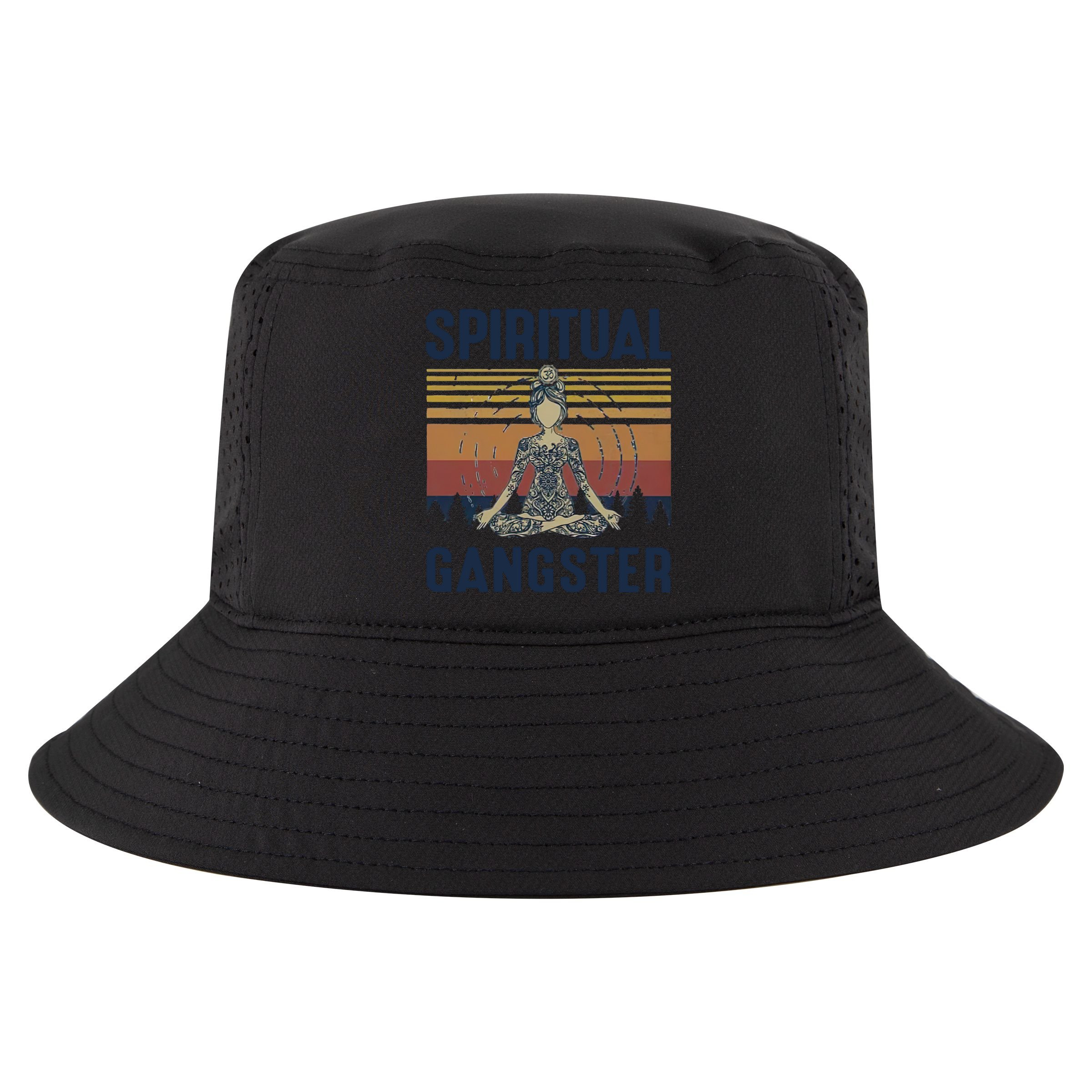 Yoga Spiritual Gangsters Vintage Yoga Lover Cool Gift Cool Comfort Performance Bucket Hat