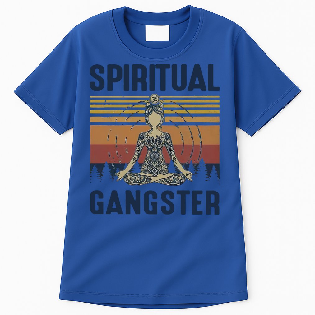 Yoga Spiritual Gangsters Vintage Yoga Lover Cool Gift Tall T-Shirt