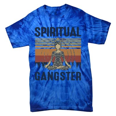 Yoga Spiritual Gangsters Vintage Yoga Lover Cool Gift Tie-Dye T-Shirt