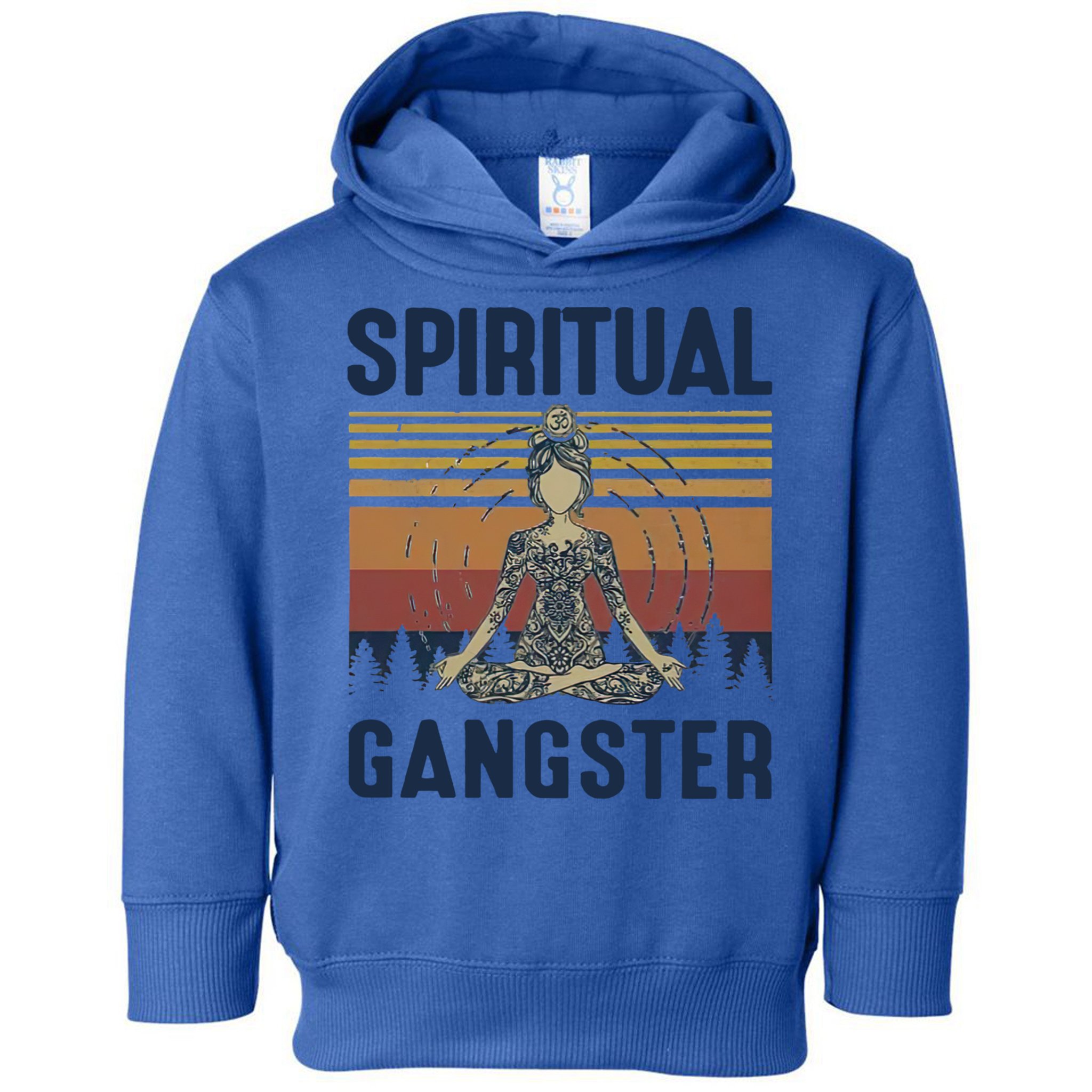 Yoga Spiritual Gangsters Vintage Yoga Lover Cool Gift Toddler Hoodie
