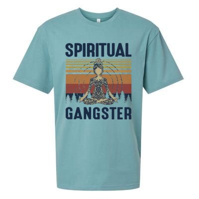 Yoga Spiritual Gangsters Vintage Yoga Lover Cool Gift Sueded Cloud Jersey T-Shirt