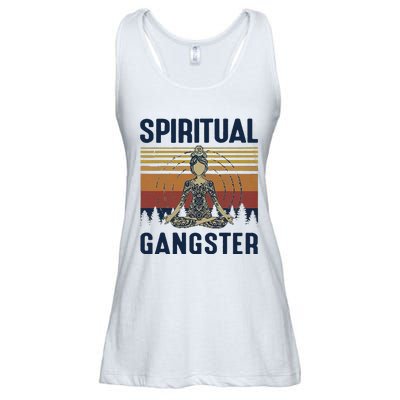 Yoga Spiritual Gangsters Vintage Yoga Lover Ladies Essential Flowy Tank